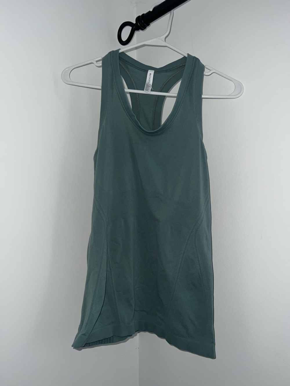 Athletic Racerback Tank Top - Dusty Teal sz M moisture wicking